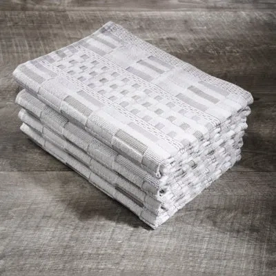 Delilah Home Kitchen Towels Organic Cotton 1 In Beige