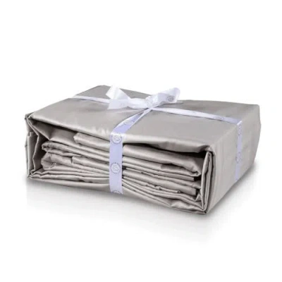 Delilah Home Organic Cotton Sheet Set In Light Gray
