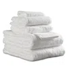 Delilah Home Organic Cotton Towels, Set Of 6 In White