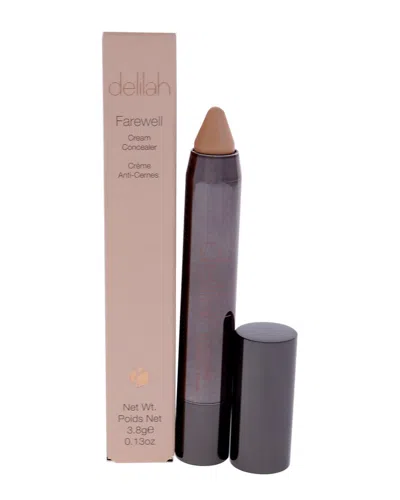 Delilah Women's 0.13oz Linon Farewell Cream Concealer In White