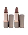 Delilah Women's 0.13oz Whisper Colour Intense Cream Lipstick - Pack Of 2 In Brown