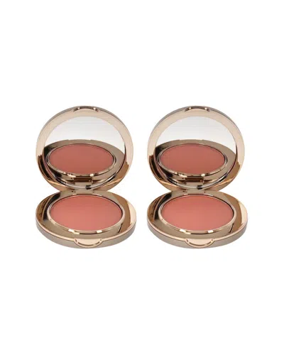 Delilah Women's 0.14oz Clementine Colour Blush Compact Powder Blusher