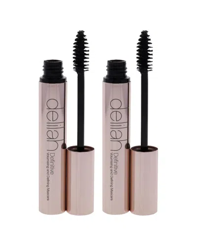 Delilah Women's 0.25oz Definitive Volumising And Defining Mascara - Pack Of 2