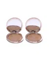 Delilah Women's 0.34oz Aura Pure Light Compact Illuminating Powder - Pack Of 2