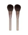 Delilah Women's Br02 Large Powder Brush Pack Of 2 In Neutral