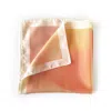 Delinor Yellow / Orange Solis Pqs| Men Square Silk Pocket Scarf