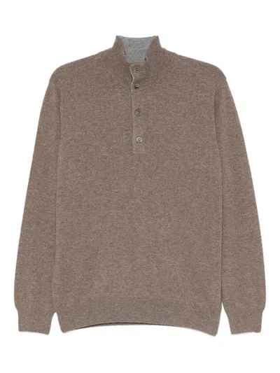 Della Ciana Cashmere Sweater In Brown
