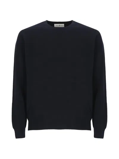 Della Ciana Crew-neck Long-sleeves Sweater In Blue