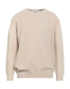 Della Ciana Man Sweater Beige Size 50 Merino Wool In Multi