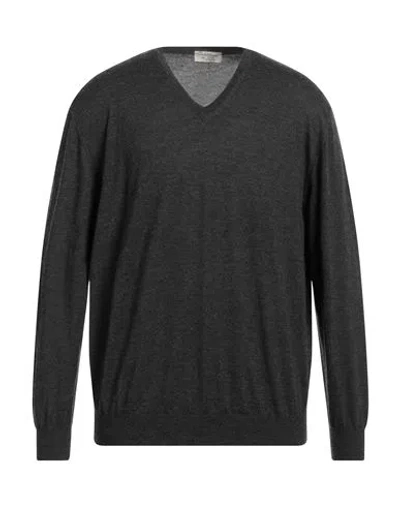 Della Ciana Man Sweater Steel Grey Size 48 Cashmere