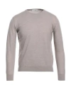 Della Ciana Man Sweater Dove Grey Size 38 Merino Wool