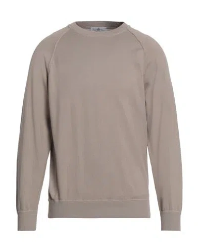 Della Ciana Man Sweater Dove Grey Size 48 Cotton