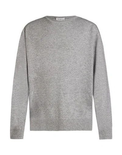 Della Ciana Man Sweater Light Grey Size 48 Merino Wool, Cashmere