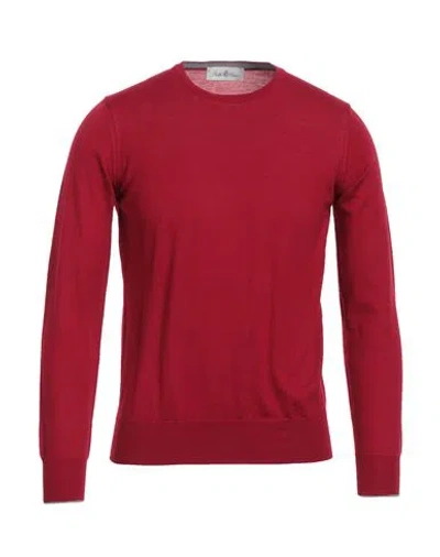 Della Ciana Man Sweater Red Size 42 Merino Wool