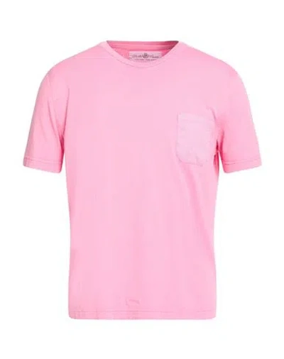 Della Ciana Man T-shirt Pink Size 44 Cotton