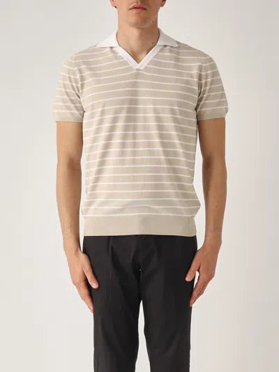 Della Ciana Polo Tennis Riga Fine Polo In Neutral
