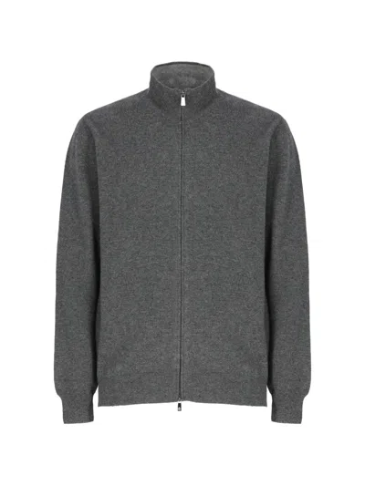 Della Ciana Zip-up Sweatshirt In Gray