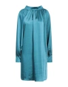 D'elle Woman Mini Dress Deep Teal Size M Polyester In Green