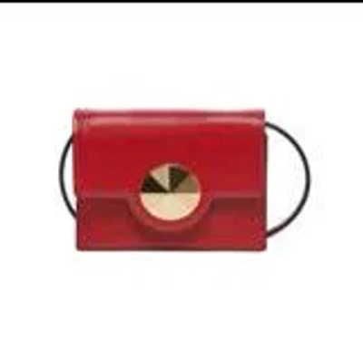 Dell'est Mini Pouch Handbag For Fashion-forward Individuals In Red