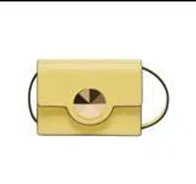 Dell'est Mini Pouch Handbag In Yellow