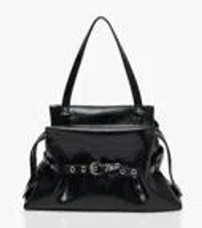 Dell'est Strin Small Bag In Black