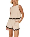 Delli.s Delli. S 2pc Top & Short Set In Neutral