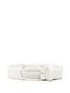 Dell'oglio Adjustable-fit Belt In White