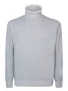 Dell'oglio Beige Turtleneck Knitwear In White