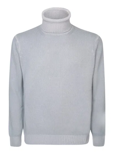Dell'oglio Beige Turtleneck Knitwear In White