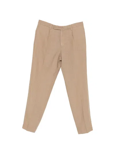 Dell'oglio Belt-loops Trousers In Neutral