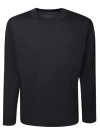 Dell'oglio Black Wool T-shirt In Black