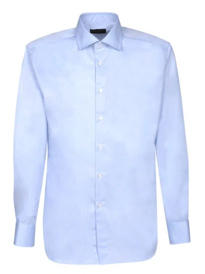 Dell'oglio Blue Twill Shirt