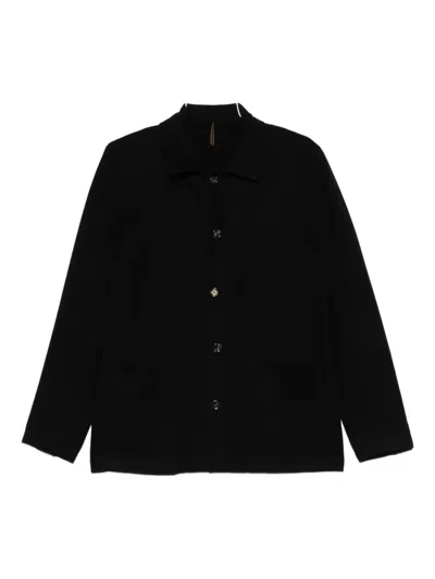 Dell'oglio Button-down Shirt In Black