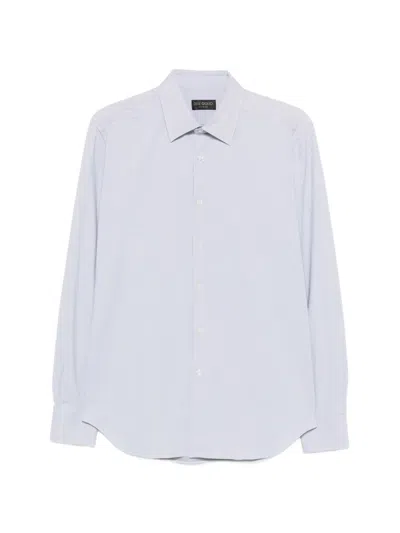 Dell'oglio Button Shirt In Blue