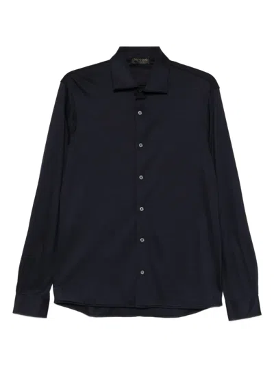 Dell'oglio Buttoned Shirt In Blue