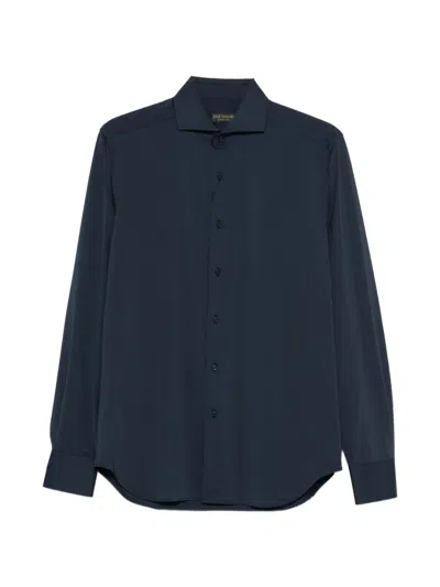 Dell'oglio Buttoned Shirt In Blue