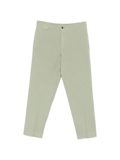 Dell'oglio Button-fastening Trousers In Green