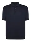 Dell'oglio Classic Polo-style Blue T-shirt In Cotton In Blue