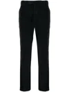 Dell'oglio Corduroy Tapered-leg Trousers In Blue