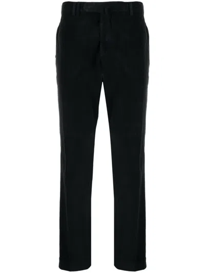 Dell'oglio Corduroy Tapered-leg Trousers In Blue