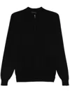 Dell'oglio Cotton Polo Shirt In Black