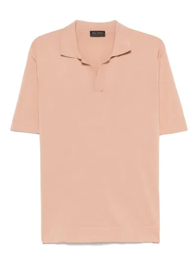 Dell'oglio Klassisches Poloshirt In Nude