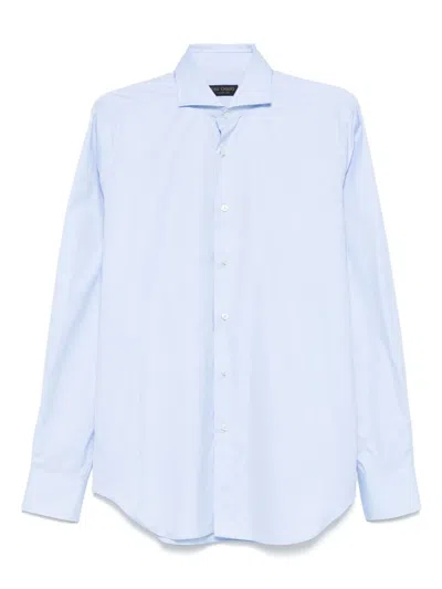 Dell'oglio Cotton Shirt In Blue