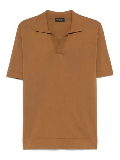 Dell'oglio Cotton T-shirt In 褐色