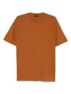 Dell'oglio Cotton T-shirt In Brown