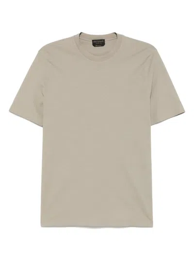 Dell'oglio Cotton T-shirt In Grey