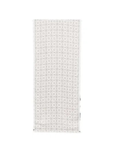 Dell'oglio Creta Geometric-patterned Scarf In Multi