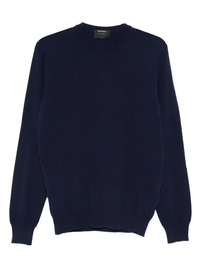 Dell'oglio Crew Neck Sweater In Blue