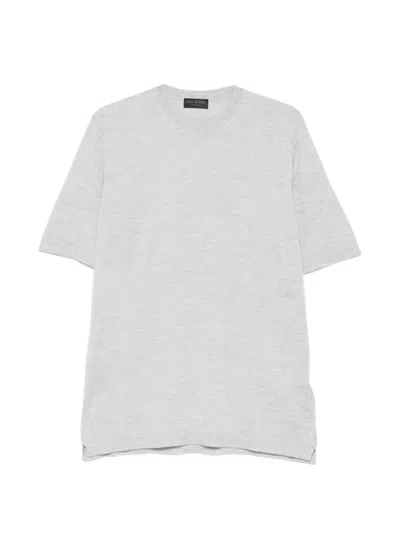 Dell'oglio T-shirt Mit Rundem Ausschnitt In Gray