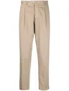 Dell'oglio Cropped Tapered Trousers In Nude